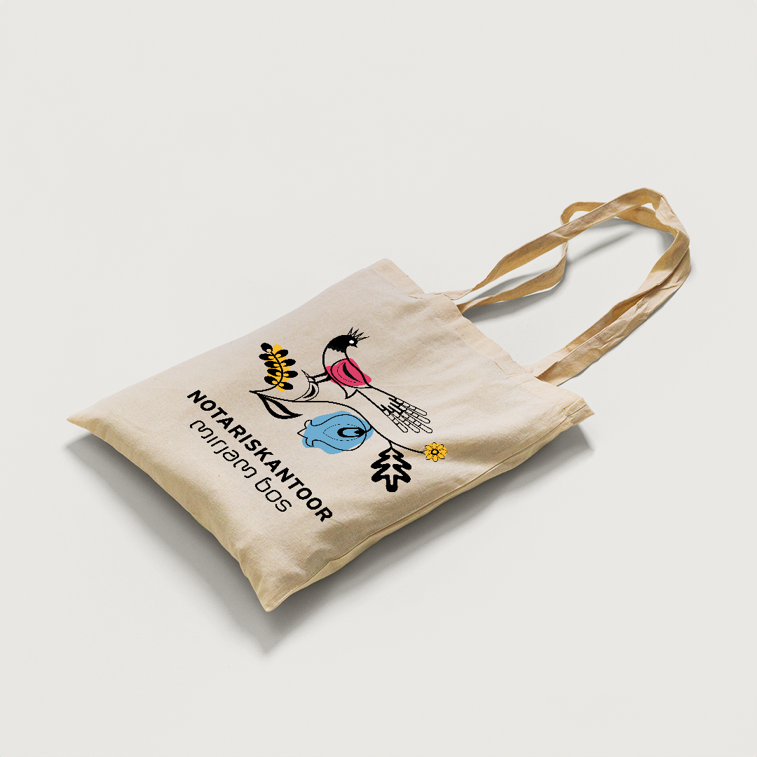 Canvas tas - Logo Notariskantoor Mirjam Bos | Notariskantoor Mirjam Bos