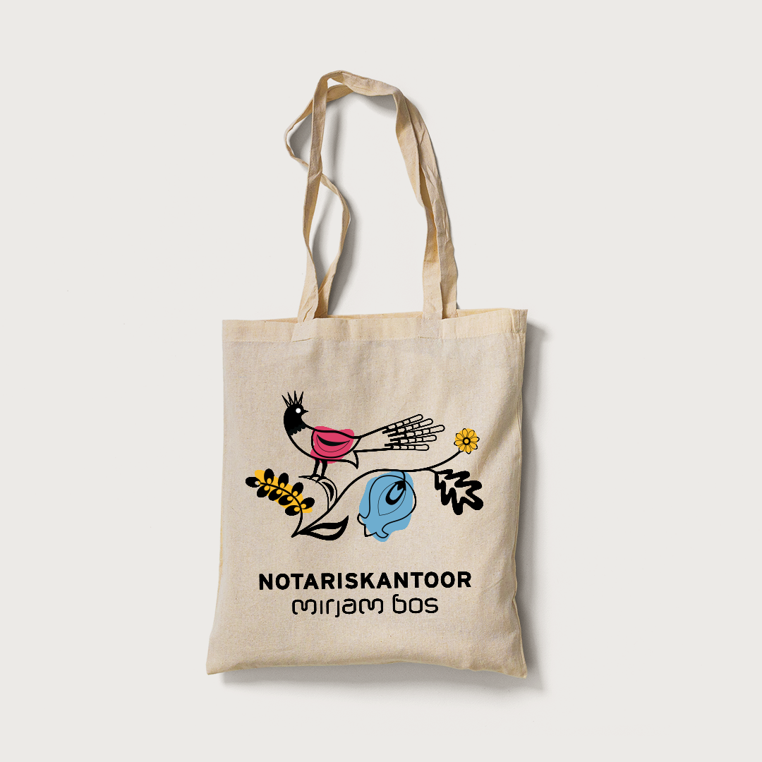 Canvas tas - Logo Notariskantoor Mirjam Bos | Notariskantoor Mirjam Bos